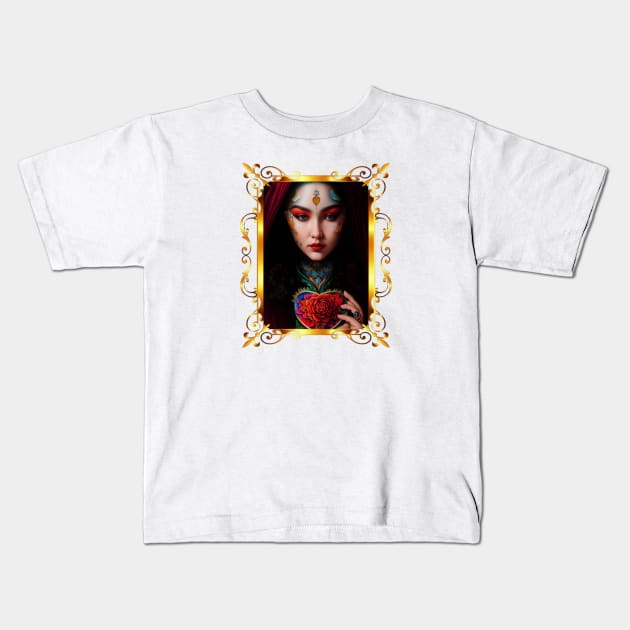 Another Interpretation of Mary Magdalene Kids T-Shirt by Mazzlo Shop